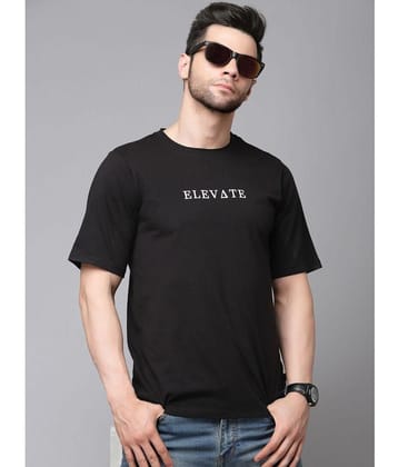 Rigo - Black Cotton Blend Regular Fit Men's T-Shirt ( Pack of 1 ) - None