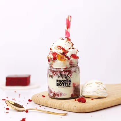 Red Velvet Ice Cream Dessert Jar