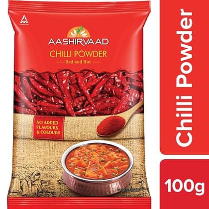 Aashirvaad Chilli Powder, 100 G Pouch