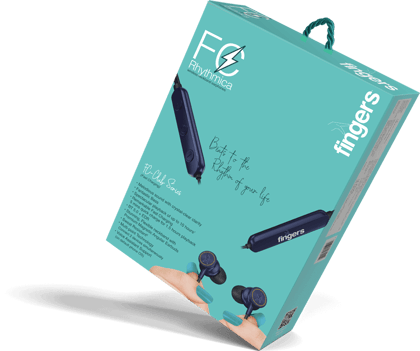 Fingers FC-Rhythmica Bluetooth Wireless Earphone 10 Hours Battery