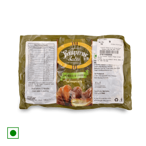 Dates Falcon Dates/Kharjura - Fardh, Seeded, 500 gm Pouch