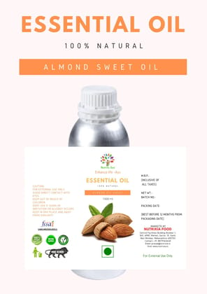 Almond Sweet Oil - 1 Liter