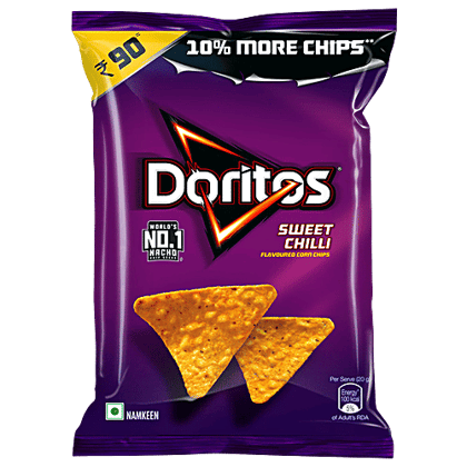 Doritos Nacho Chips - Sweet Chilli Flavour, Crunchy Crispy Snacks, 153 g