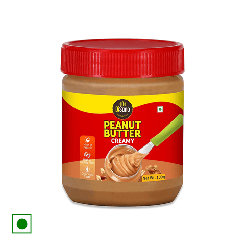 DiSano Peanut Butter Creamy Classic, Gluten Free, 100 gm Bottle