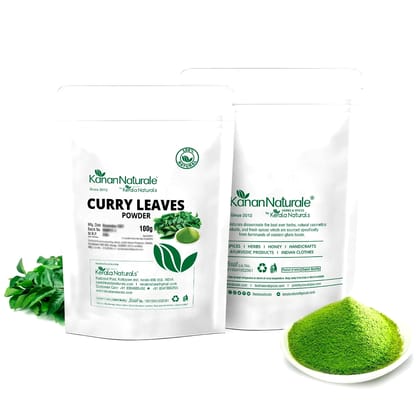 Kerala Naturals Curry leaves Powder 200 gm ( 100 gm x 2 Packs ) (Size - 200gm) by Kerala Naturals