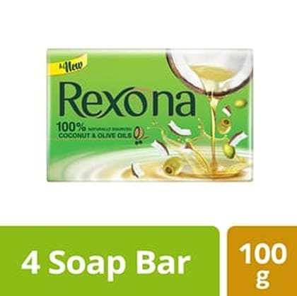 Rexona Coconut And Olive Oil Soap For Silky Smooth Skin 400 gm