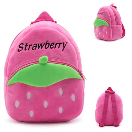 Children baby baby baby backpack backpack backpack young strawberry nursery aliexpress foreign trade Taobao-Pink