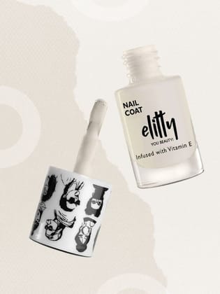 Elitty Mad Over Nails, 12 Toxin Free, Infused with Witch Hazel, Glossy- Moon Spell (Ivory), 6ml