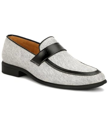 Buxton Gray Mens Slip on - 10