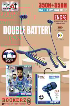 Boat Rockerz nackband duel battery