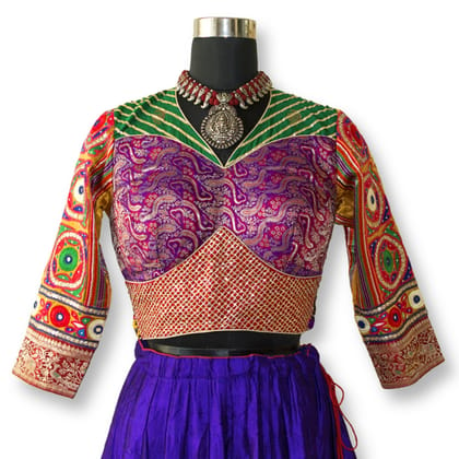 Aakriti - Kutchi katori blouse-S (ready to ship)
