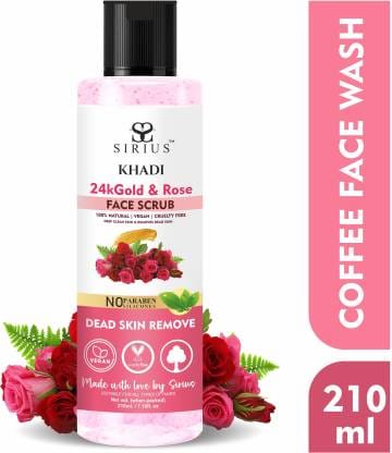 RKG SIRIUS ROSE & GOLD - DEAD SKIN & BLACKHEADS REMOVAL AND SKIN EXFOLIATING FACE SCRUB  (210 ML)