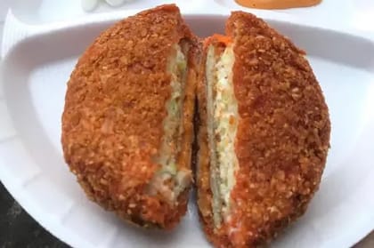 Veg Kurkure Burger