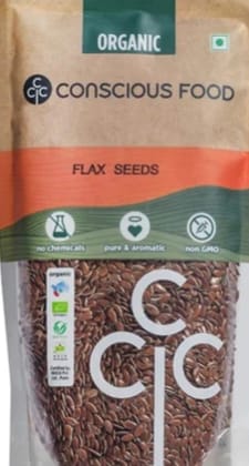 Conscious Food Flax Seeds Whole 200g Organic