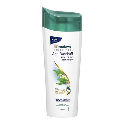 Himalaya Anti-Dandruff Shampoo - With Tea Tree Oil, Aloe Vera, For All Hair Types, 180 Ml(Savers Retail)