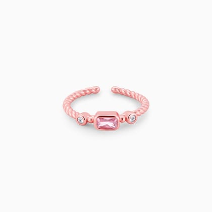 Rose Gold Mauvelous Pink Ring