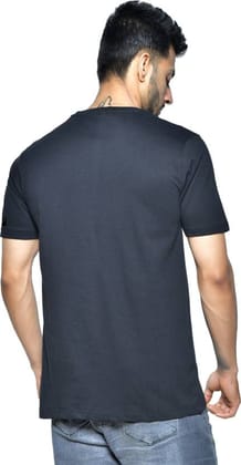 Pack of 2 Men Solid Round Neck Pure Cotton Black, White T-Shirt