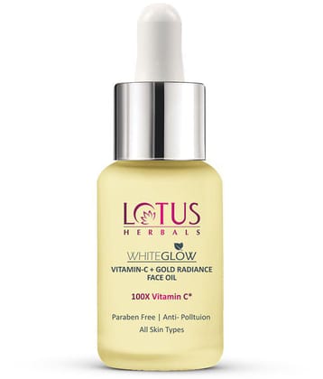 Lotus Herbals WhiteGlow Vitamin C and Gold Radiance Face Oil 15ml