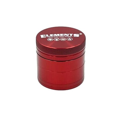 Elements Red Grinder-4Pc-Small(50mm)