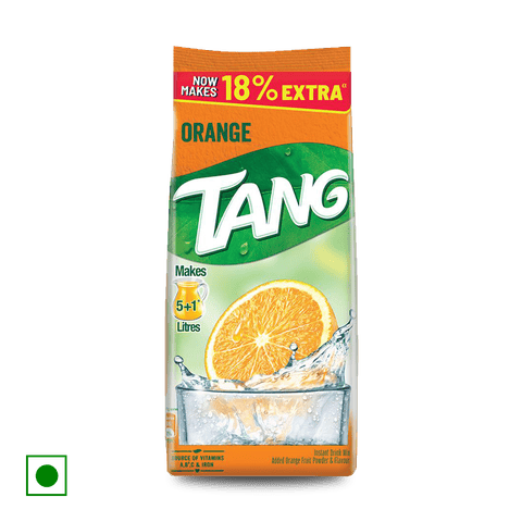 Tang Orange Instant Drink Mix Powder, 500 gm Pouch