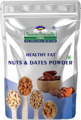 TummyFriendly Foods Premium Nuts And Dates Powder, Healthy Fat with Natural Sweetener, Cereal, 100 gm