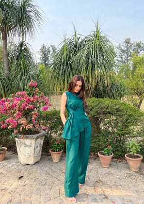 Cypress Co-Ord Set-XS / Green