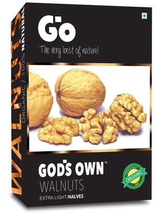 Go Kashmiri Extra Light Halves Walnuts Kernels 250g Walnuts Kernels Vacuum Packed