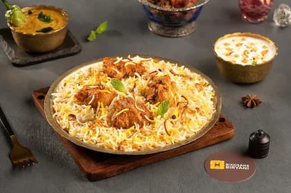 Double Mutton Dum Hyderabadi Boneless Biryani