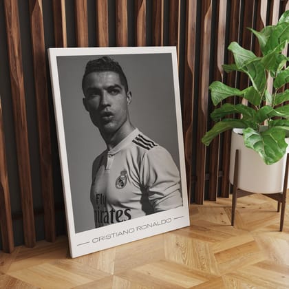 Cristiano Ronaldo Potrait-A3 ( 12 X 18 inches ) / MATTE POSTER
