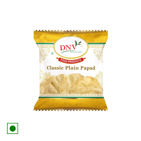 DNV Classic Plain Papad, 200 gm Pouch