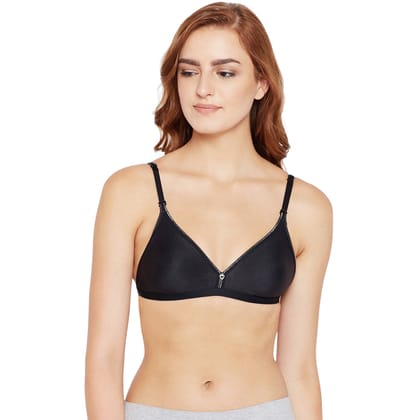 Bodycare Women Cotton Medium Coverage Non Padded Regular Bra 5580B-BLACK