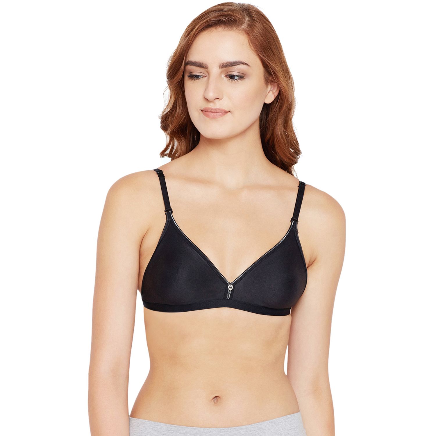 Bodycare Women Cotton Medium Coverage Non Padded Regular Bra 5580B-BLACK