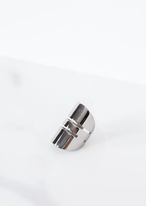 Irsila Ring-Medium / Stainless Steel / Silver