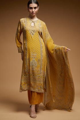 Mustard Color Suit Set-XS