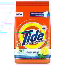 Tide Double Power Lemon & Mint Detergent Powder 1 KILOGRAM
