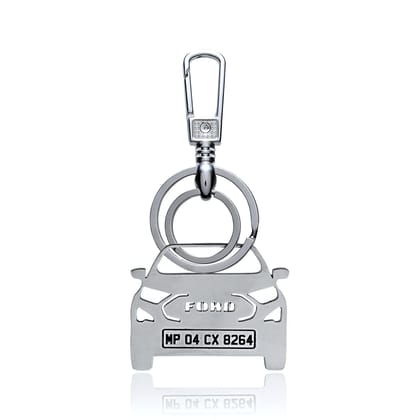 Ford Ecosport Car Keychain-Silver