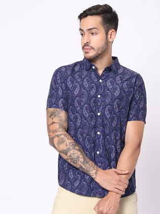 Classic Fit Ethnic Motifs Printed Casual Shirt