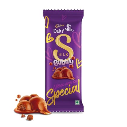 Cadbury Dairy Milk Silk Bubbly Chocolate Bar