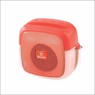 TP TROOPS Portable Bluetooth Speaker With Dynamic Thunder Sound TP-3089-Red