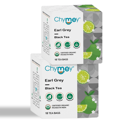 Organic Earl Grey Black Tea Bags: 15 Tea Bags-30 Tea Bags