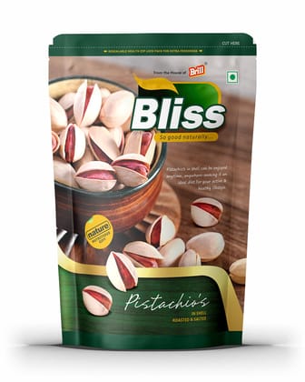 Brill Bliss Pistachios Roasted & Salted 250g
