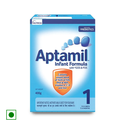 Aptamil Gold Infant Formula Powder 1, 400 gm Box