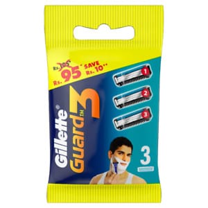 Gillette Guard3 Cartridges 3s Free Shipping