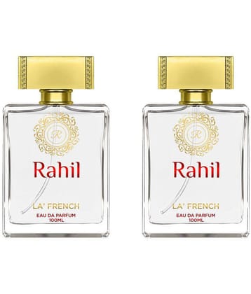 LA FRENCH Rahil Eau De Parfum (EDP) For Unisex 200ml ( Pack of 2 )