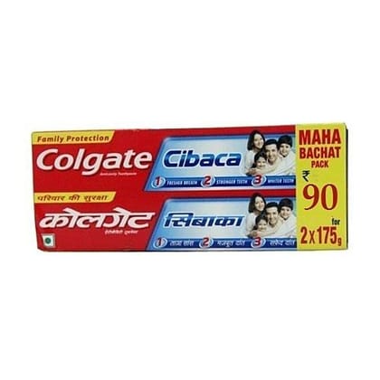 Colgate Cibaca Anticavity Toothpaste - Saver Pack, 350 G(Savers Retail)