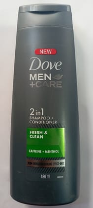 Dove men +care 2in1 shampoo+ conditioner caffeine + menthol 180 ml