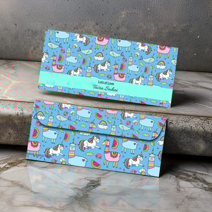 Personalised Money Envelopes - Unicorn Theme - Set of 20-Default Title / Best Wishes