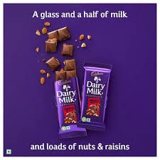 Cadbury Dairy Milk Fruit & Nut Chocolate Bar 80 GRAM