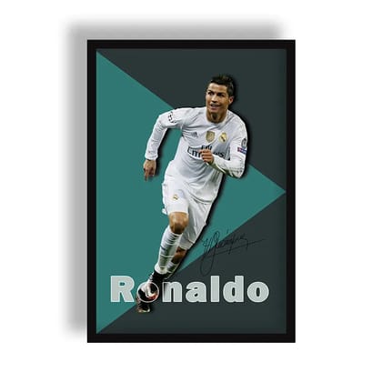 Ronaldo Best Poster | Frame | Canvas-Small (20 x 30 CM) / Poster