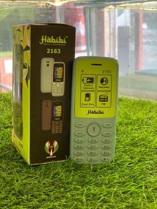 Habibi 2163 (Black) Phone with 1.8 INCH Display,1100 MAH Battery,Contains Many Indian Language,Basic Keypad Phone Brand Generic